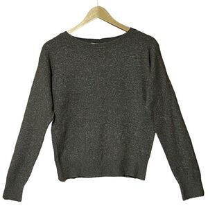 Magaschoni Sweater Women’s Small Gray Casual Winter Autumn Comfy Simple NWT